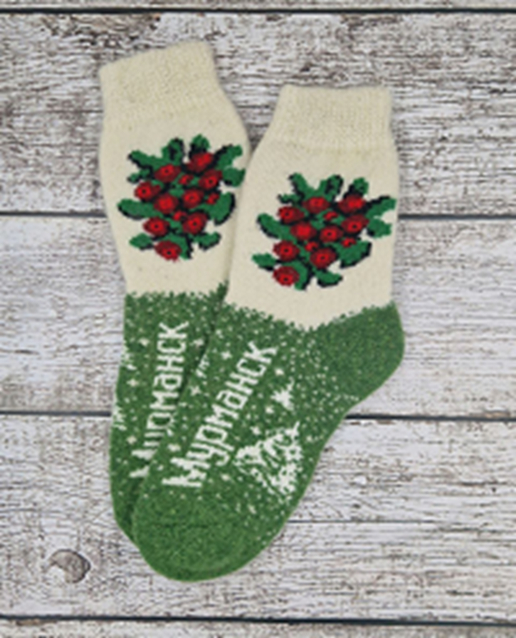 Носки шерстяные "Брусника" 37-40р 100106