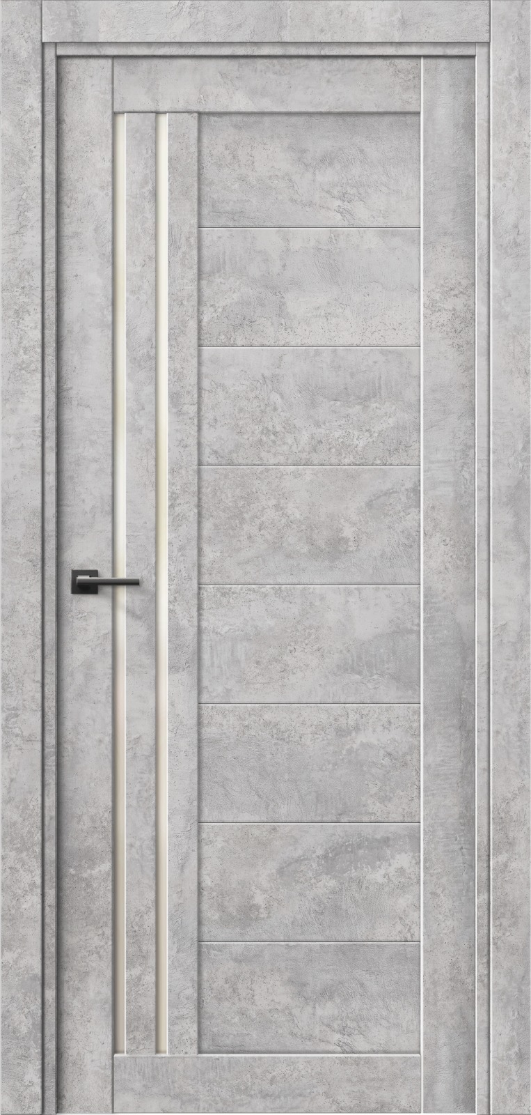 Полотно Меркурий Лайт Бетон Стекло 800*2000