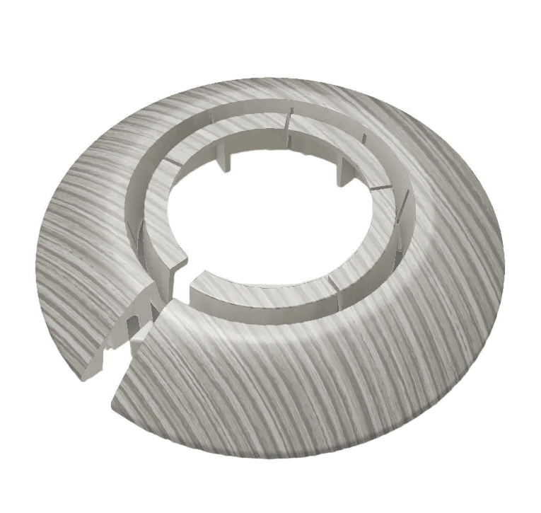 Розетты напольные d-25 мм Ясень серый Идеал 253