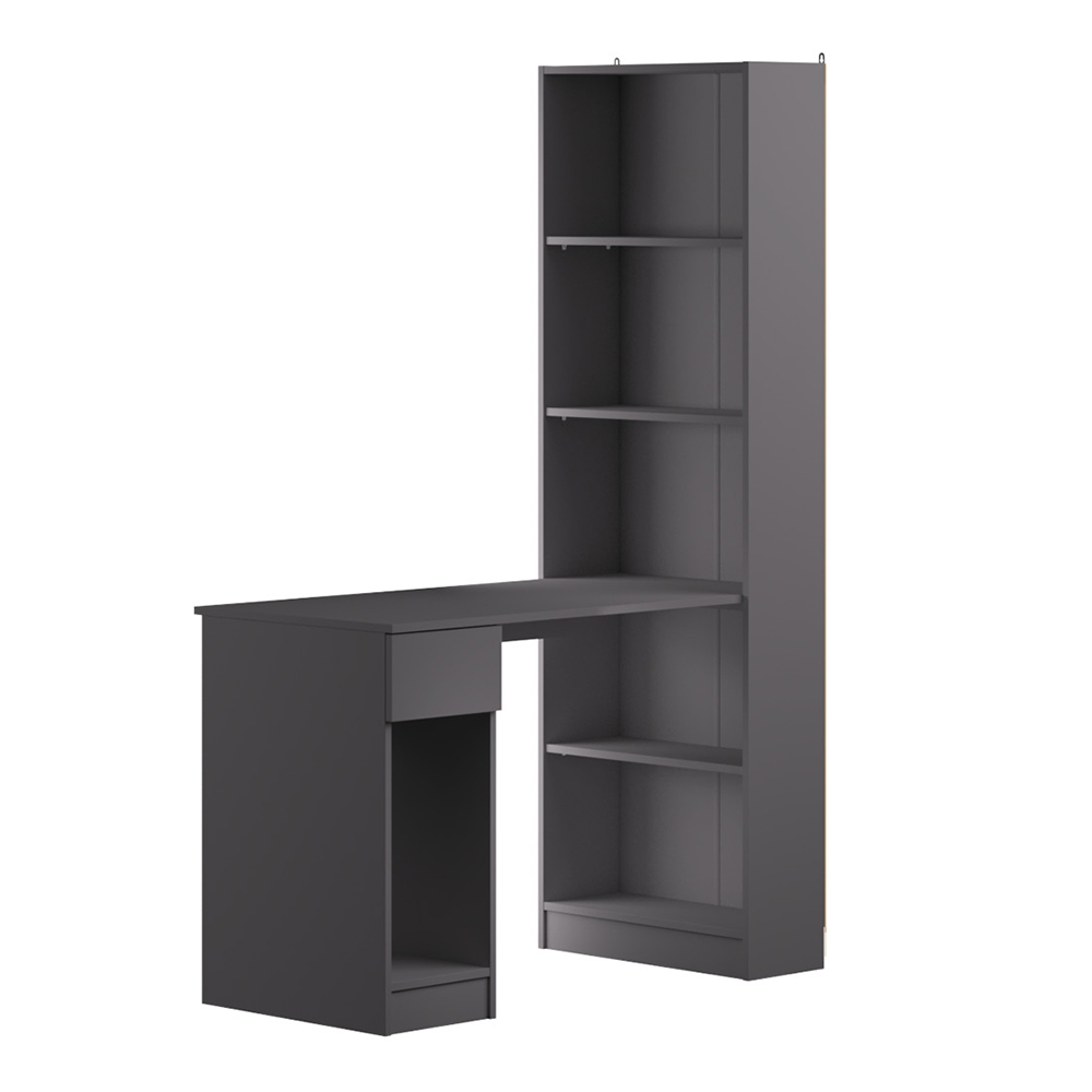 Шкаф Лайт комбинированный 10.01 (Темно-серый U2601)