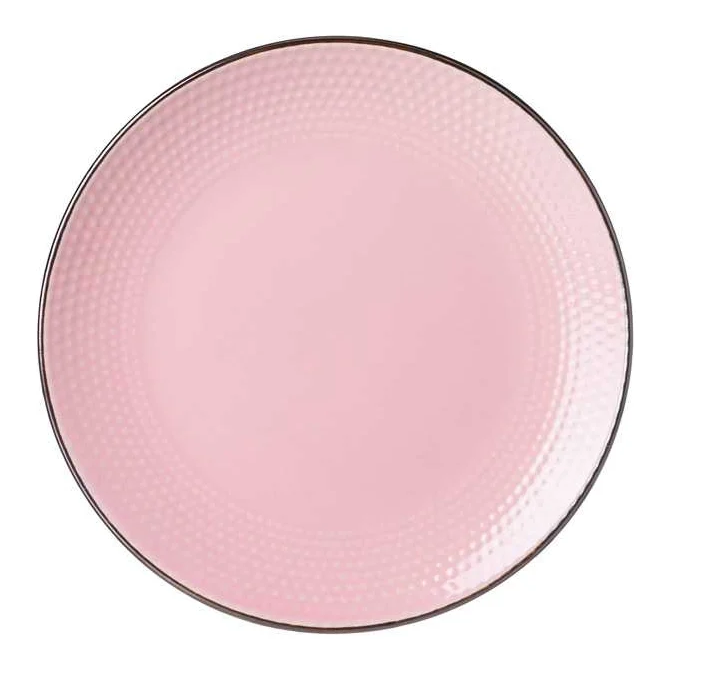 Тарелка десертная 19,5 см коллекция Ностальжи цвет:розовый сахар арт. 191-162