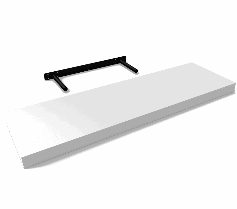 Полка со скрытым креплением БЕЛЫЙ 235*235 мм FS 24/24 BI