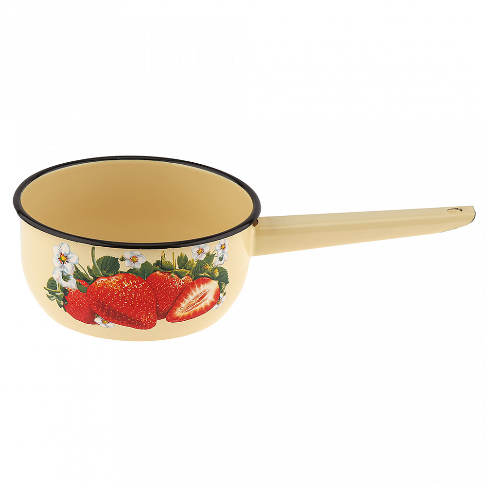 Ковш эм 1,5л "Сочная клубника" кремовый  С-2008/4Км