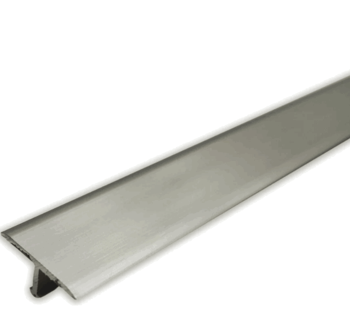 Стык Т-образный 26мм 0,9 анодированный серебро матовый