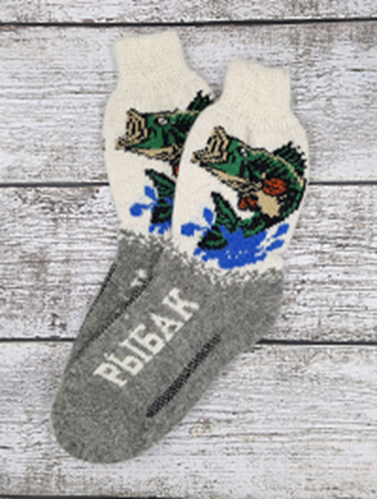 Носки шерстяные "Рыбак" 41-44р 201006