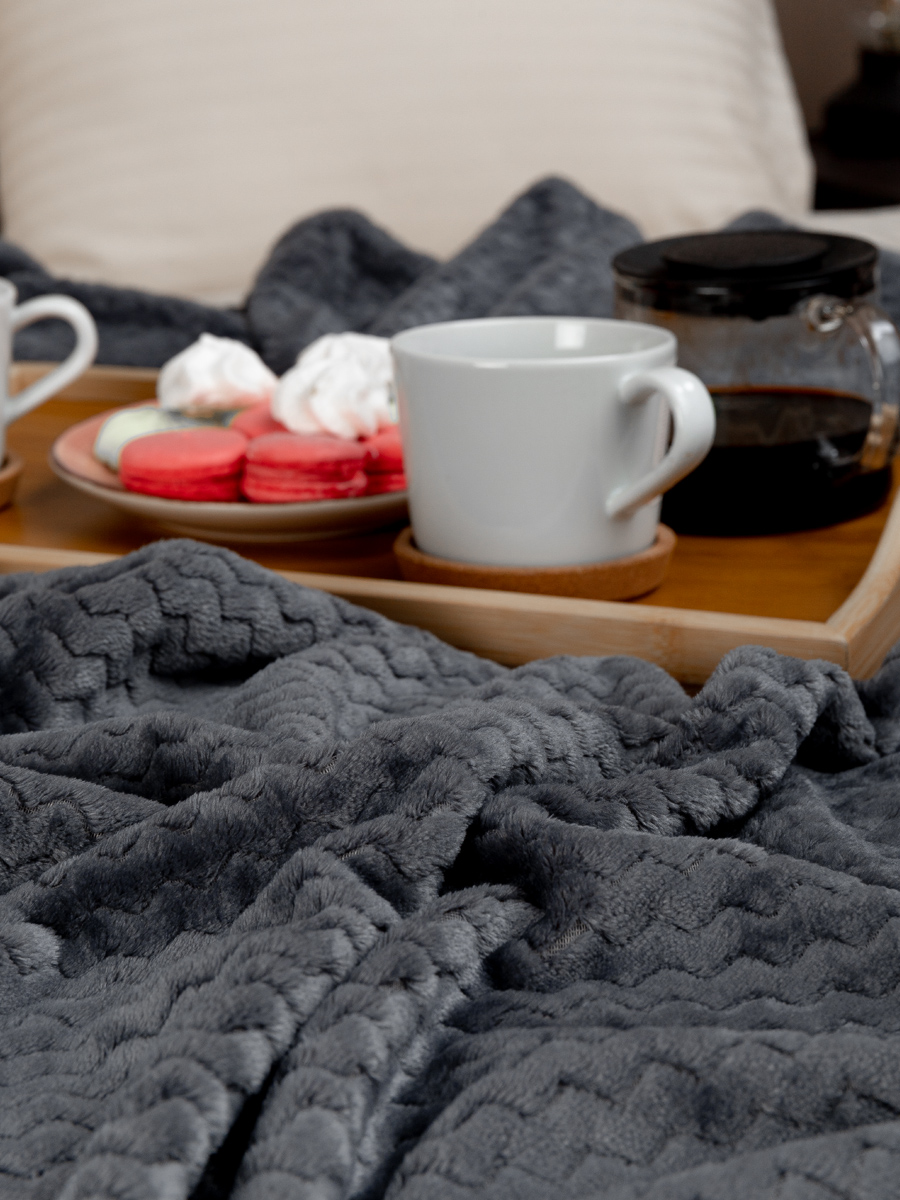 Плед Texrepublic TF FNJ DKGY3 042/1520 s-змейка NC