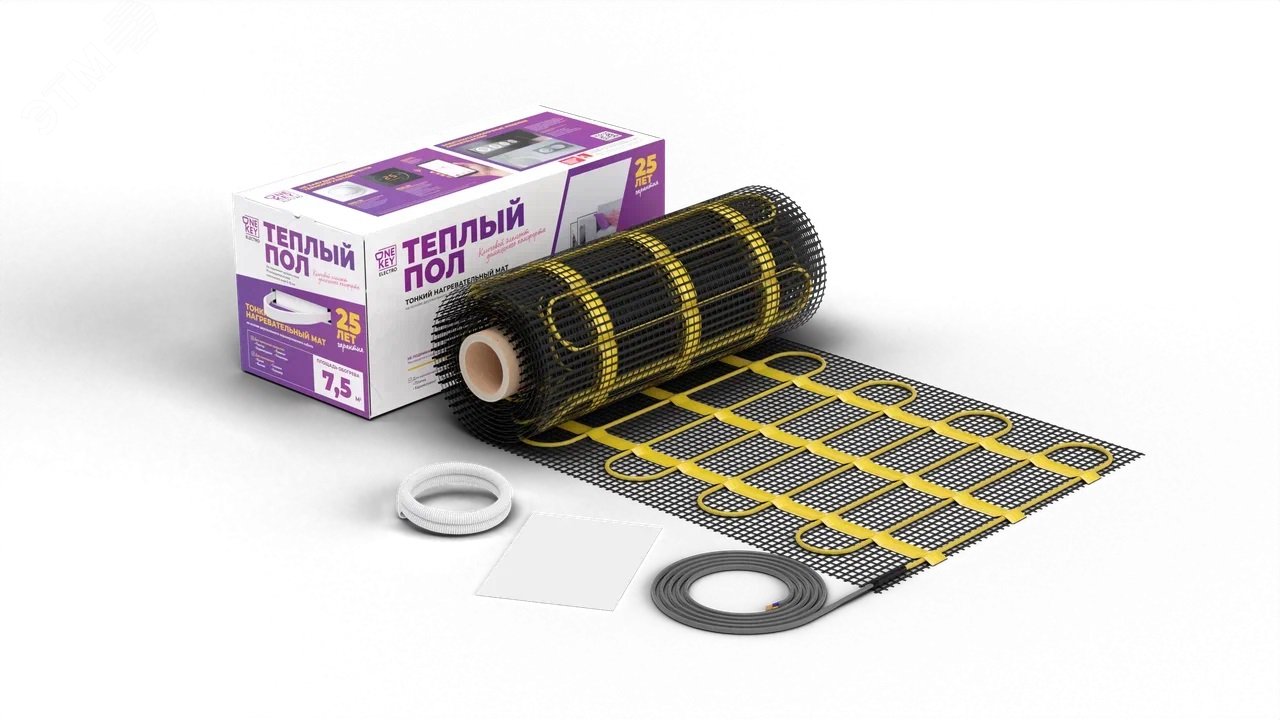 Мат нагревательный "OneKeyElectro" OKE-375-2,50