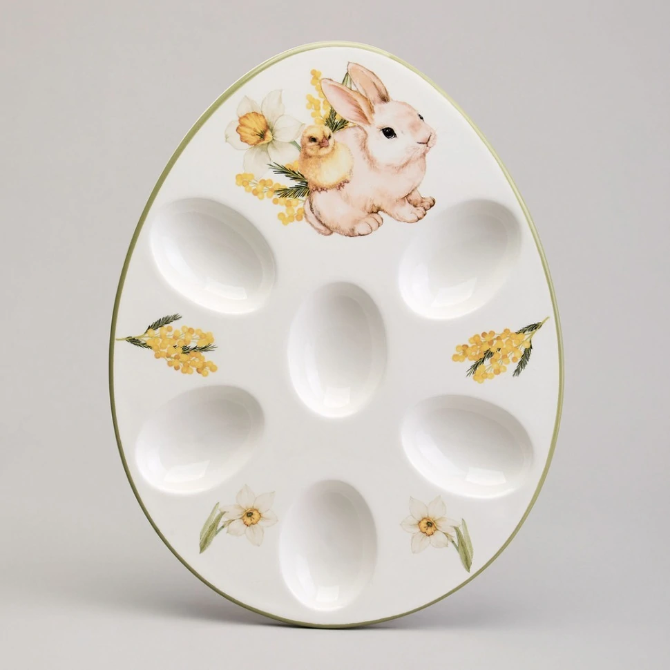 Блюдо д/6 яиц Agness Sunday 26*20*2.5см  358-2313