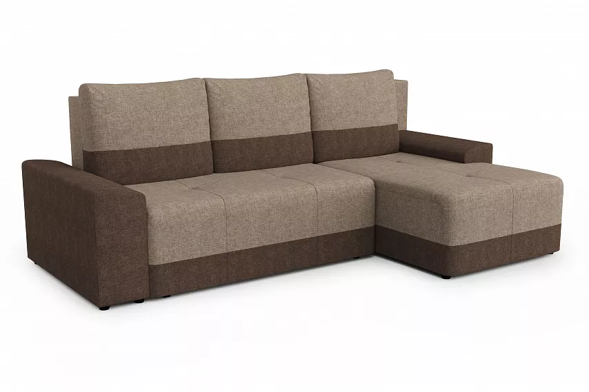 Угловой диван-кровать "Альмисса" 2т-1пф(Альма35+Альма40)2605*1615*100/ сп.2110*1400