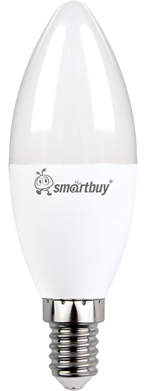 Лампа св/диод. LED Smartbuy СВЕЧА C37-18W/E14/6000 (SBL-C37-18-60K-E14)