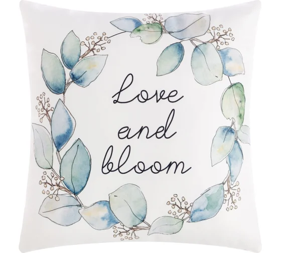 Подушка Этель "Love and bloom" 40*40 см, 100% п/э 7516083