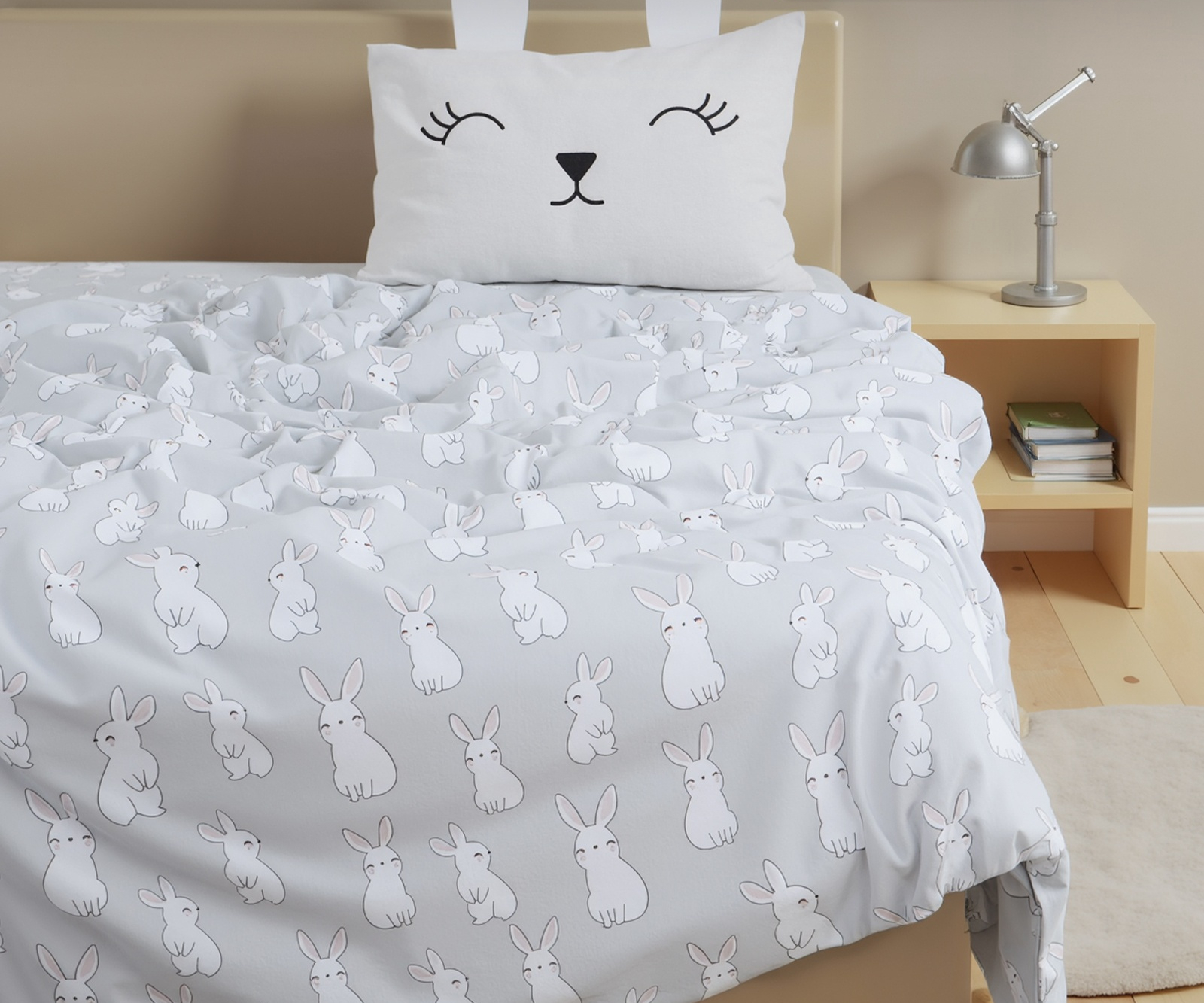КПБ ЭТЕЛЬ 1,5 сп Cute rabbit 143*215 см, 150*214 см, 50*70 см -1 шт, 100% хл, бязь 6480770
