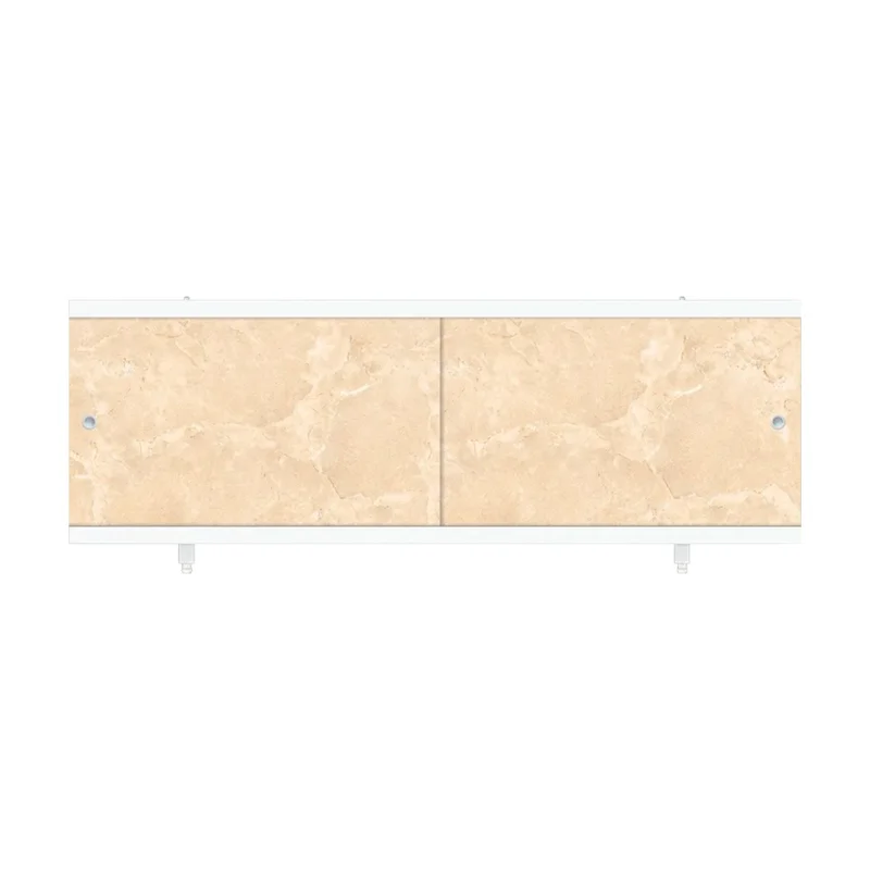 Экран под ванну 1,50 2-дв. Песочный пластик (Метакам) 004532-кварт