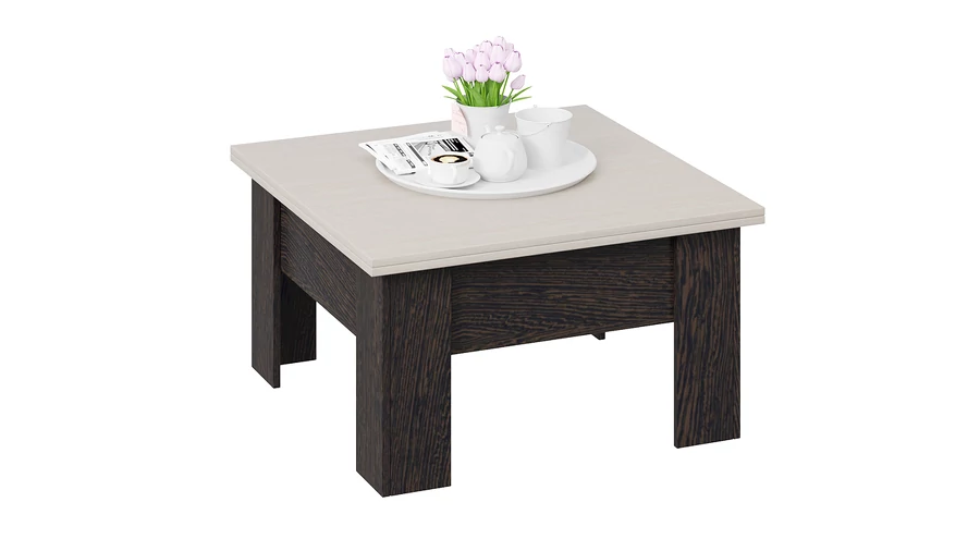 Стол журнальный Тип 10 (Венге Цаво/Дуб Белфорт)