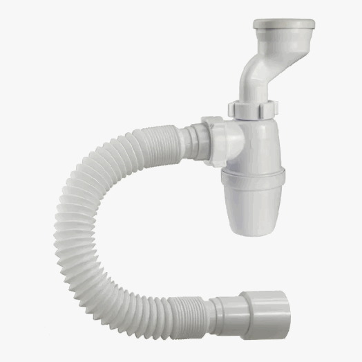 Сифон 1 1/4*40 для писсуара с манж.D-40мм/D-46 мм с гиб труб. 40-40/50 Р-31009 