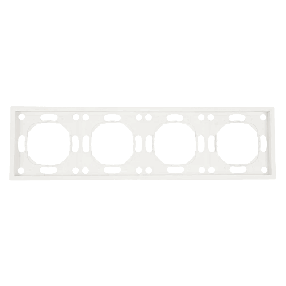 Рамка 4-м Эмили, PFR00-5004-01, белый фарфор, soft touch *49887
