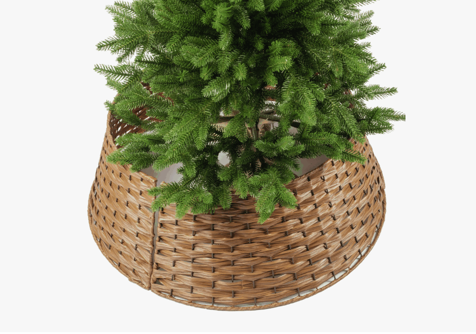 Основание для елки декор. "Natural" d40*D50см h22см Шоколад