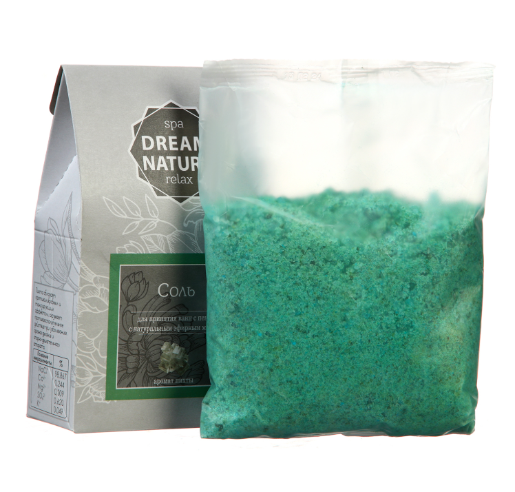 Соль для ванн  500г  Dream Nature  Пихта 1047***