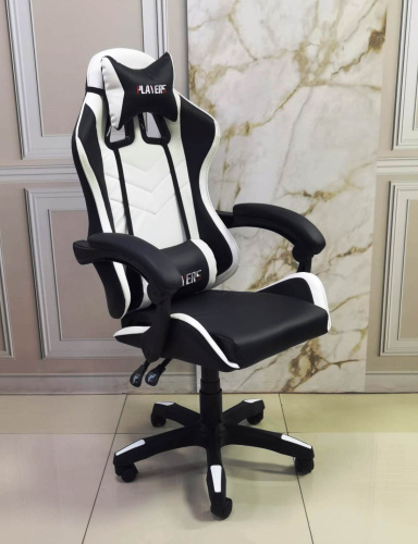 Кресло офисное BMG-01 белый/черный