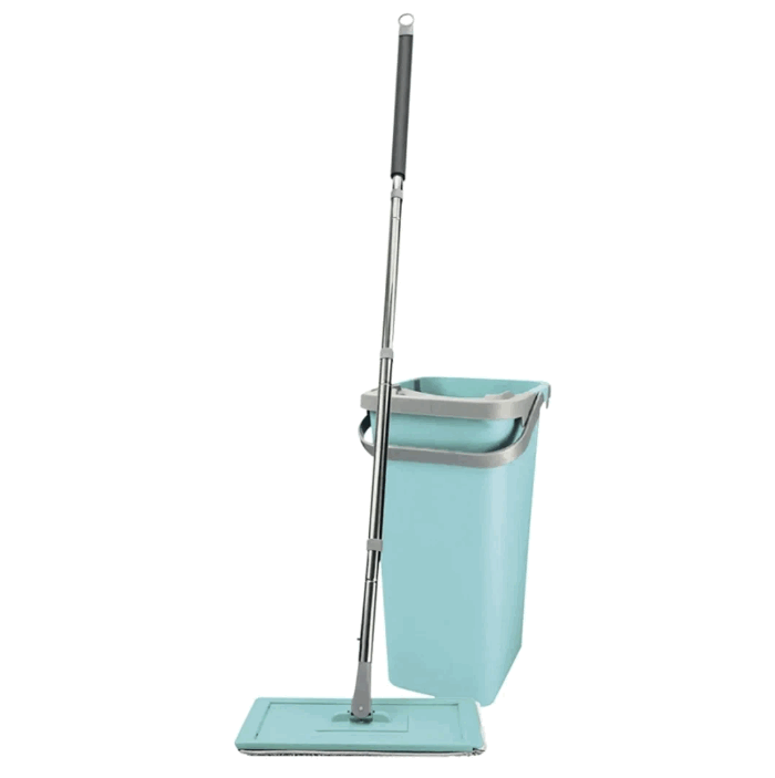 Набор: Швабра + ведро с механизмом отжима Эльбрус/Elbrus HM-JN-106