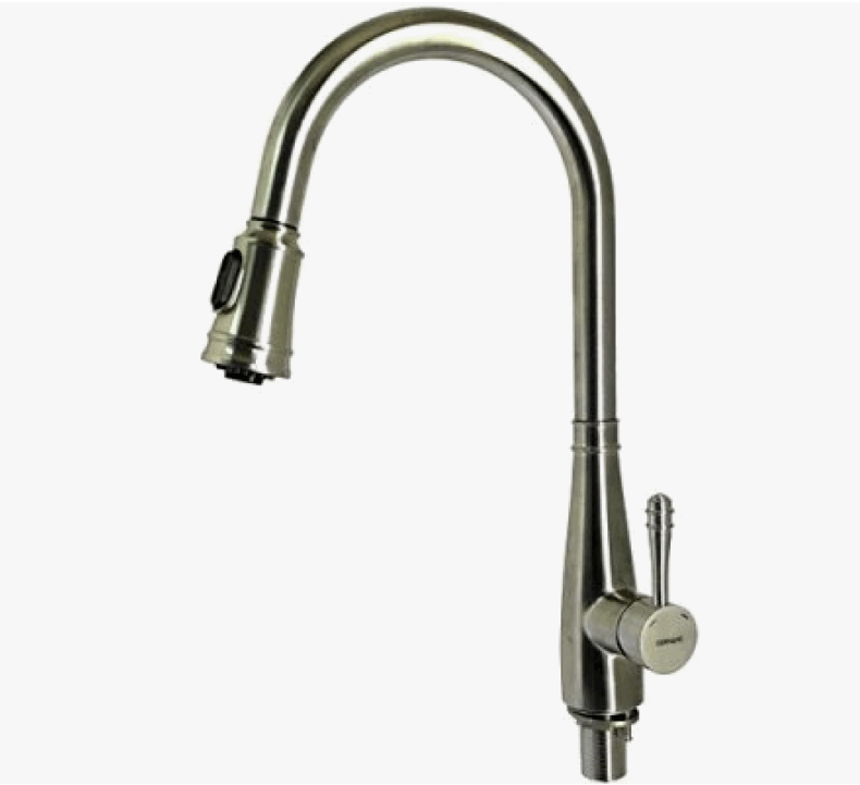 Cмеситель для кухни с выдвижн. лейкой нерж. K14093 