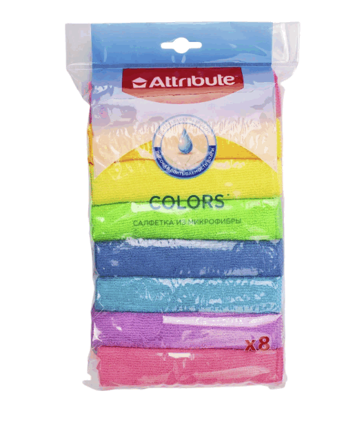Салфетка Multi Colors из микрофибры 8шт