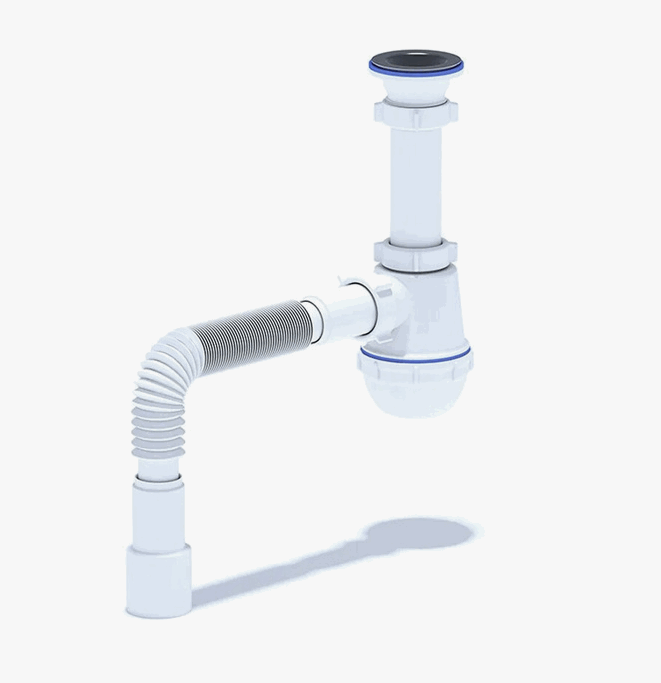 Сифон ANI Грот 1,1/2*40 с гофрой 40*40/50 А0115