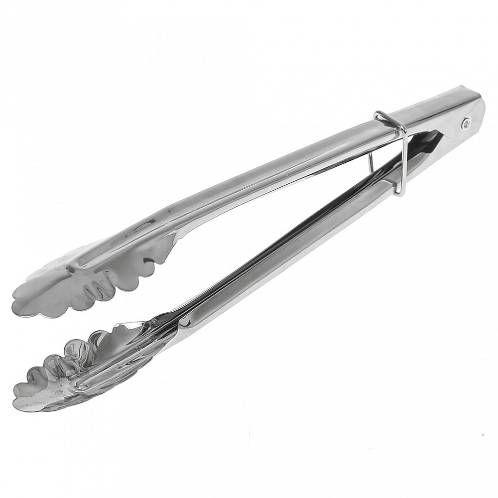 Щипцы кулинарные нерж "Ракушки" 22,5х2,5х3см на картоне (ДМ)	066107 
