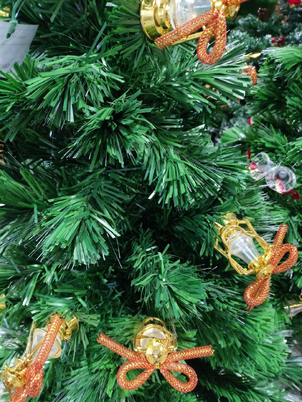 Ель светящаяся со свечами ССВ12