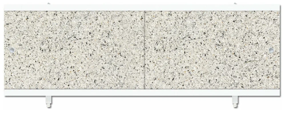 Экран под ванну 1,70 Ультралегкий Кварц коричн. пластик. рама (Метакам)