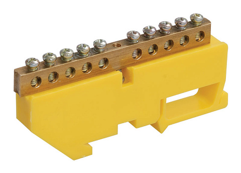 Шина N-PE 14 отв./1 6*9 мм 100А 103мм