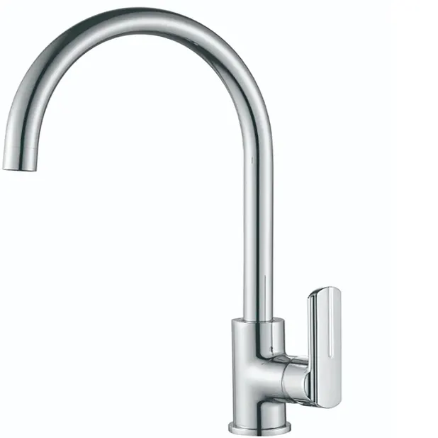 Смеситель д/кухни с гайкой однорычажный латунь Accoona A45115