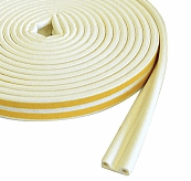 Уплотнитель д/окон Р-пр. (рез) на кл.осн.бел. 10м