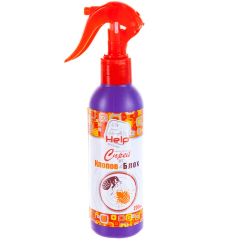 Спрей HELP от клопов и блох инсектицидный, 200мл