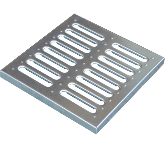 Решетка для дождеприемника штампованная оц. 300*300