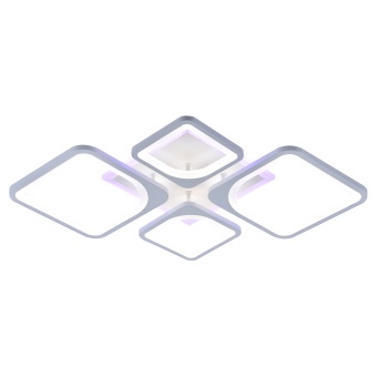 Люстра 010005/2+2MX PR WT белый 112W+8W LED RGB 3000-6500K d730 ПДУ(ИК) диммер