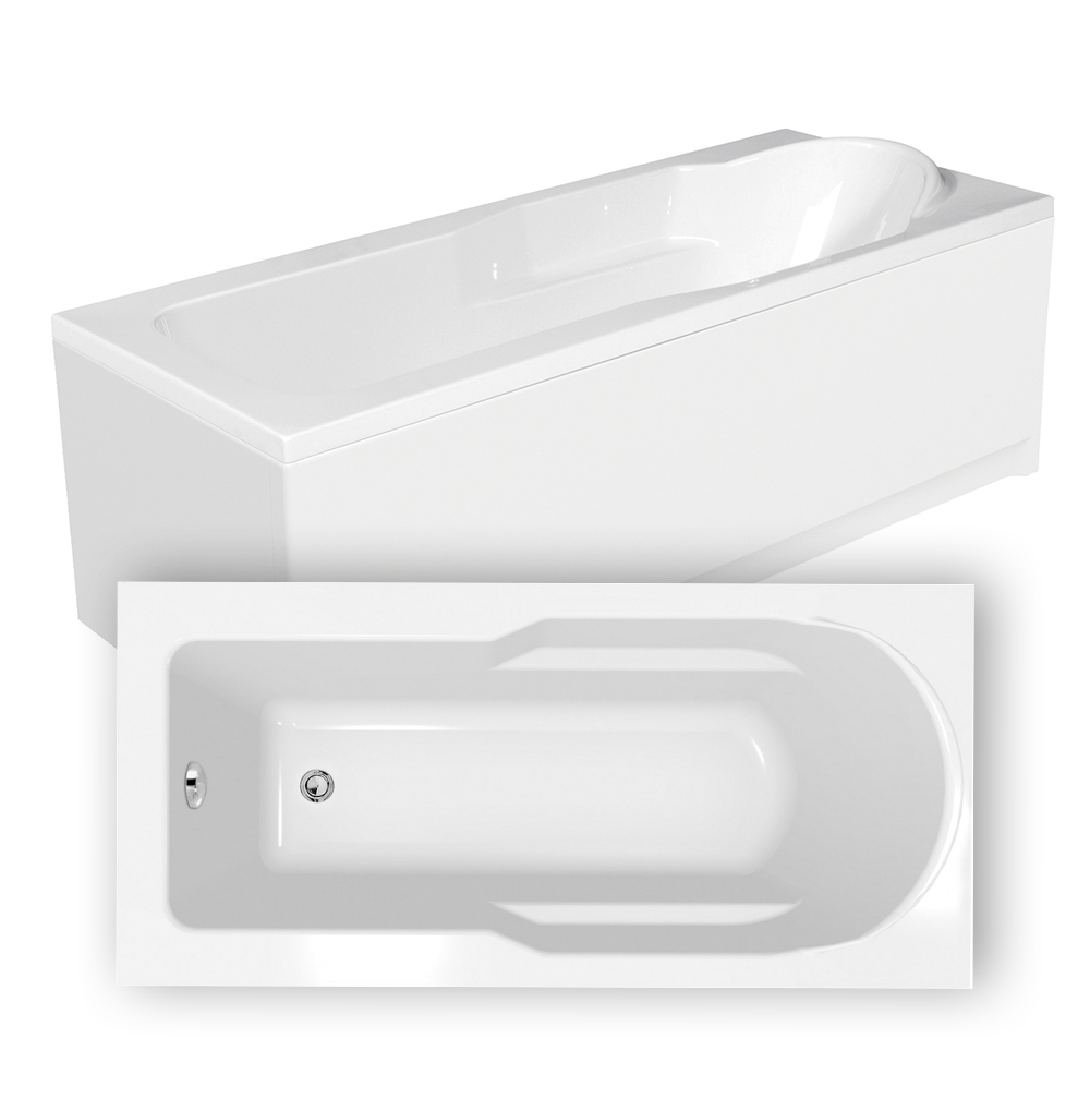 Ванна SANTANA 170*70 акриловая прямоуг. ультра бел.+ Монт.компл.