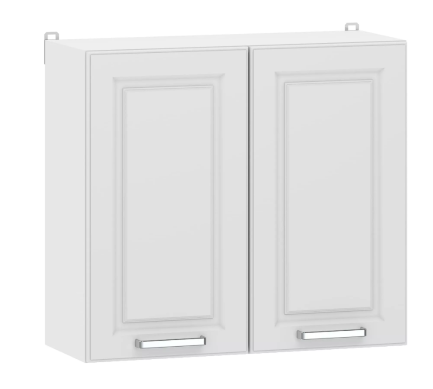 Шкаф навесной со столеш. 100.31 800 "Вокс" Меренга, Белый 