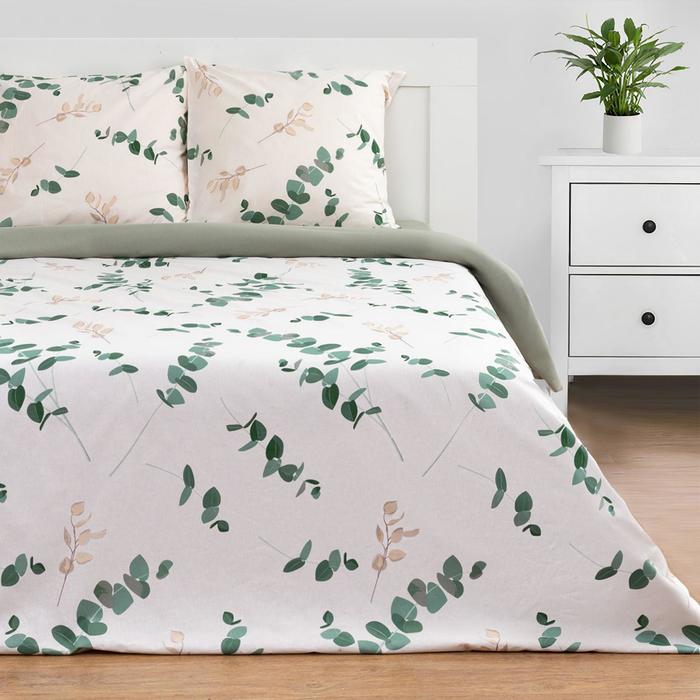 КПБ "Этель" 2сп Эвкалипт (вид 1) 175*215 см, 200*220 см,70*70 см -2 шт,поплин 125 г/м2 5418239