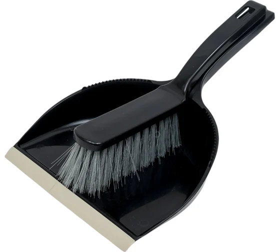 Набор д/сухой уборки совок+щетка черный, In`loran SO-150BK