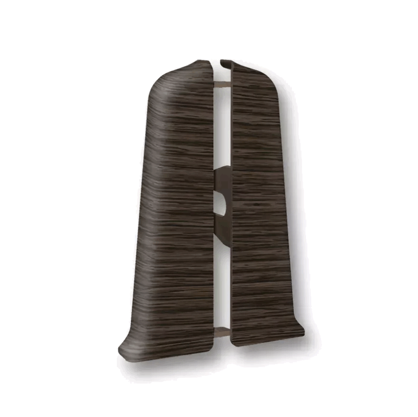 Заглушки торцевые д/плинтуса Деконика 70мм Венге 301