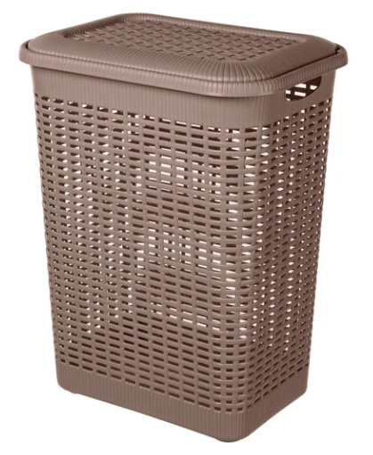 Корзина 30л д/белья 370*260*465мм коричневый