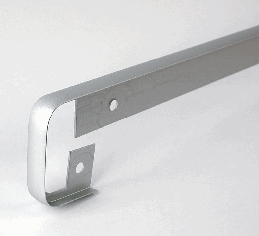 Планка H38 R5 щелевая Т-образн., белая L-0,6м арт.94652