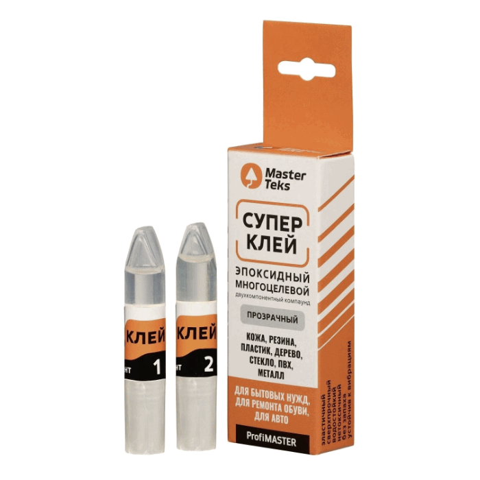 Клей эпоксидный двухкомпонентный MasterTeks ProfiMaster многоцел. 10гр