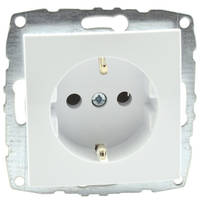 Механизм розетки Mono 1-ой б/з с/п L/D бел.