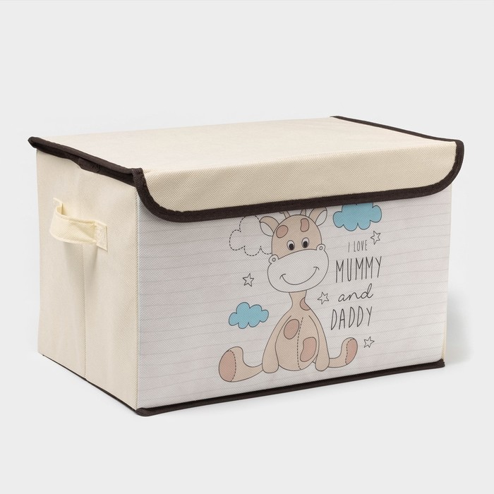 Короб для хранения с крышкой 38*25*24см 4585618