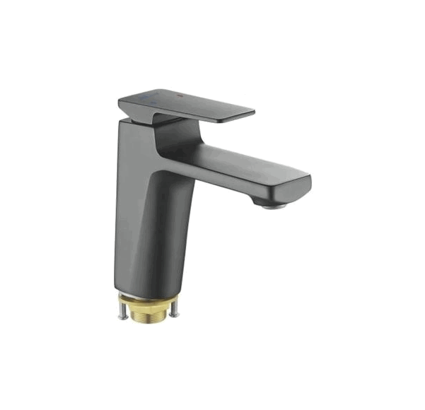 *Смес. чер/матовый. д/раковины гайка S8901H 