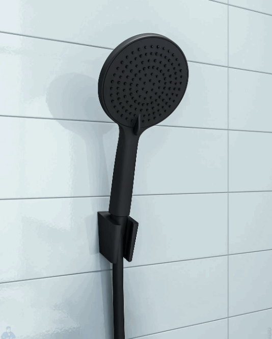 Лейка для душа, черная матовая, Optima Home, IDDIS, OPH3F0Bi18