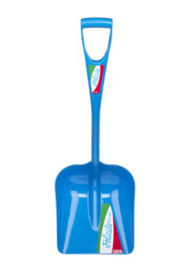 Лопата снеговая 285*320*850 мм пластик. FELICITA Piccolo 2289 ЦИ 