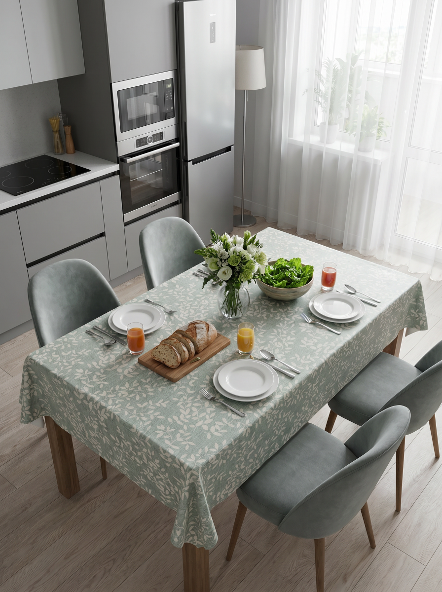 Клеенка Camelia 140 см арт. 282/3 Гардена зел.